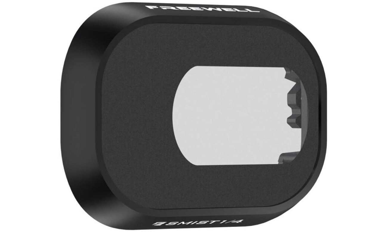 Filtr Freewell 1/4 Snow Mist do drona DJI Mini 4 Pro - Widok od przodu pod kątem