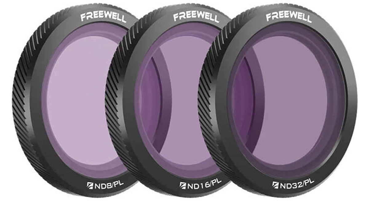 Freewell Zestaw filtrów ND-PL (8/16/32) do DJI NEO