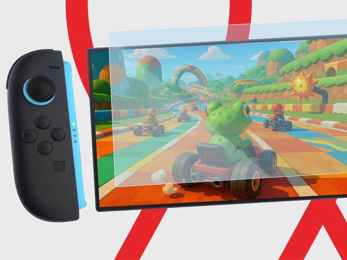Szkło hartowane 9H FroggieX FX-NS2-TG-9H do Nintendo Switch 2 - Wytrzymałość i komfort obsługi