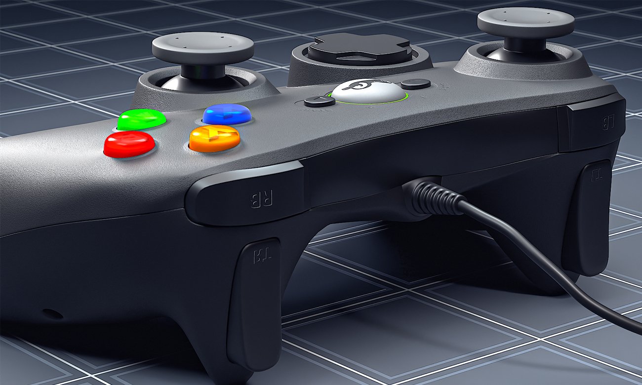 Uniwersalny kontroler FroggieX X-Wired Controller do Xbox 360/PC - Grafika z tłem