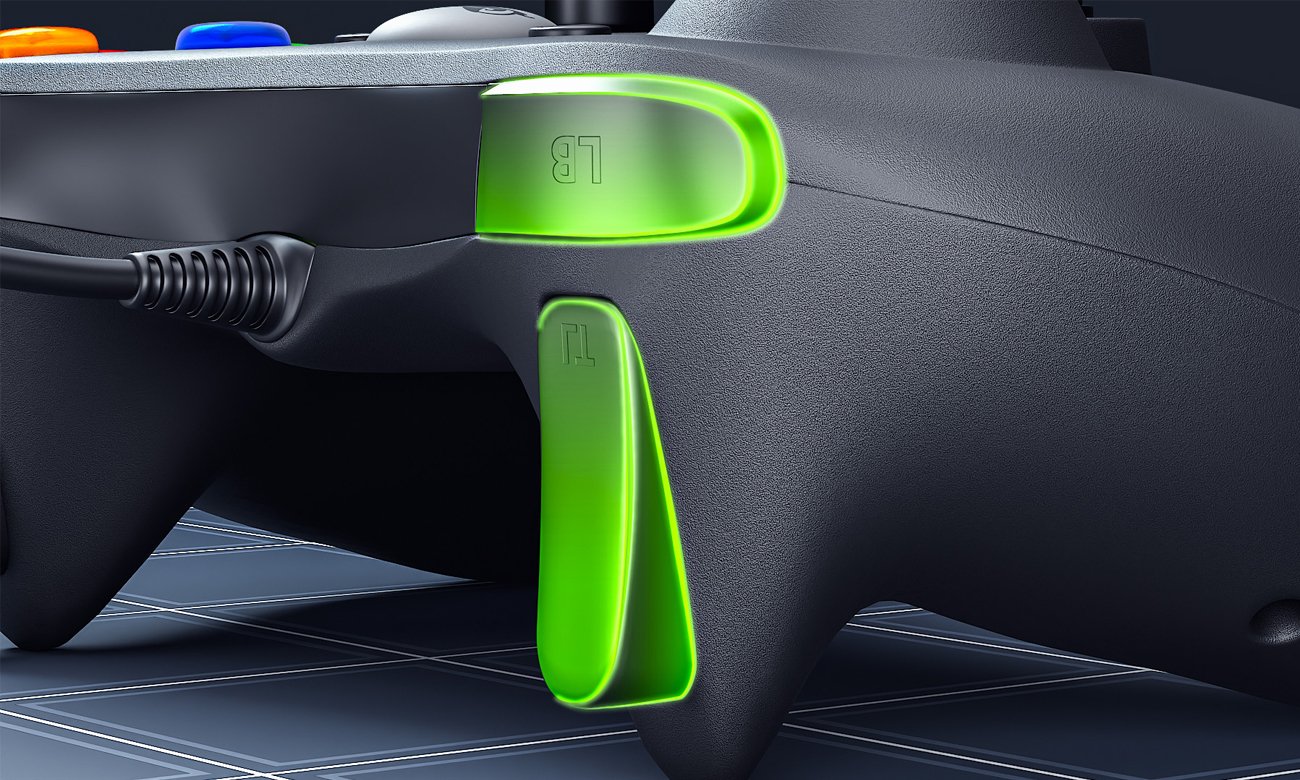 Uniwersalny kontroler FroggieX X-Wired Controller do Xbox 360/PC - Grafika z tłem