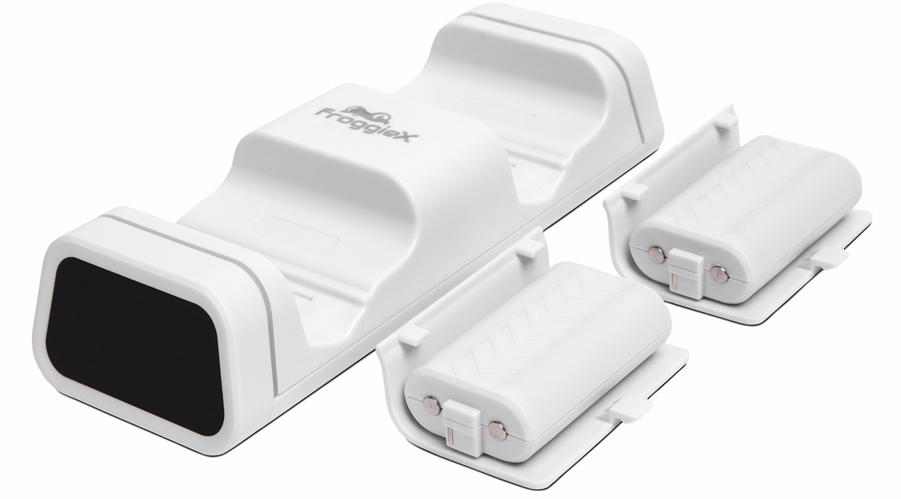 Podwójna stacja dokująca FroggieX X-Dual Charging Dock&Batteries do Xbox