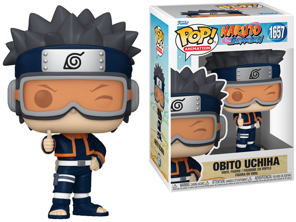 Figurka Funko POP Animation: Naruto Shippuden - Obito Uchiha - Grafika z opakowaniem