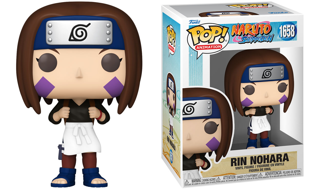 Figurka Funko POP Animation: Naruto Shippuden - Rin Ohara - Grafika z opakowaniem