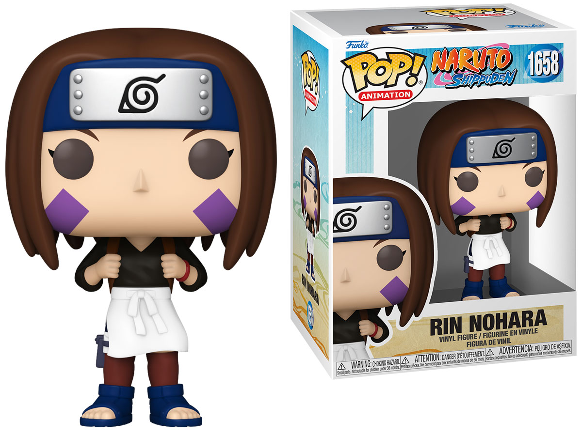Figurka Funko POP Animation: Naruto Shippuden - Rin Ohara - Grafika z opakowaniem