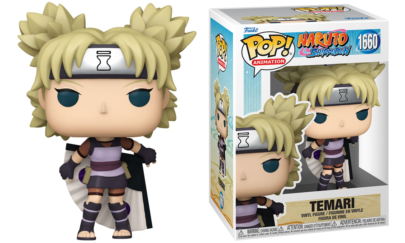 Figurka Funko POP Animation: Naruto Shippuden - Temari - Grafika z opakowaniem