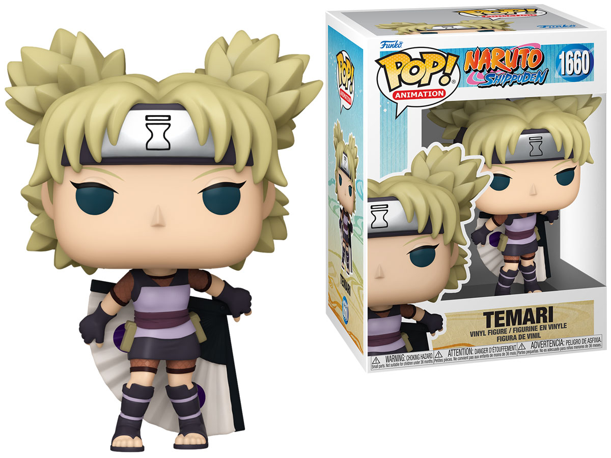 Figurka Funko POP Animation: Naruto Shippuden - Temari - Grafika z opakowaniem