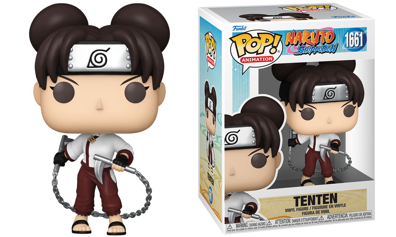 Figurka Funko POP Animation: Naruto Shippuden - Tenten - Grafika z opakowaniem