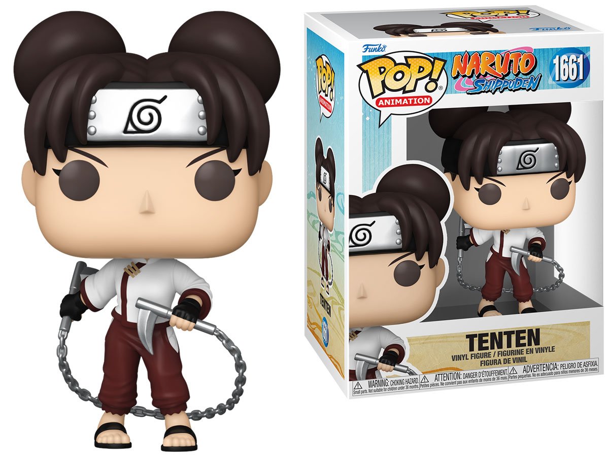 Figurka Funko POP Animation: Naruto Shippuden - Tenten - Grafika z opakowaniem