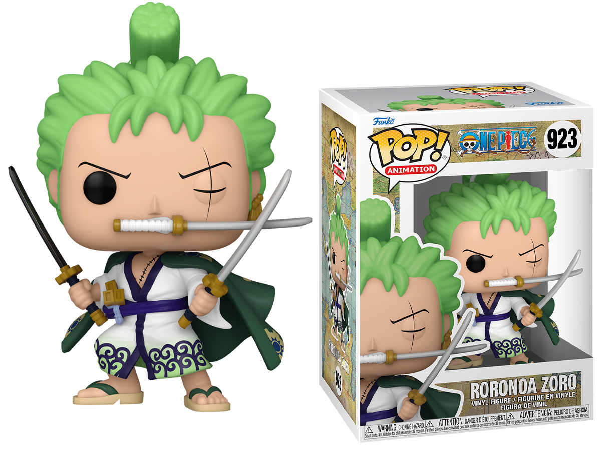 Figurka Funko POP Animation: One Piece - Roronoa Zoro - Grafika z opakowaniem