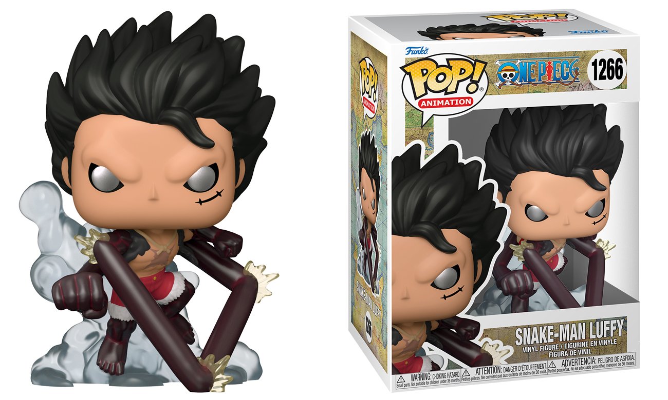 Figurka Funko POP Animation: One Piece - Snake-Man Luffy - Grafika z opakowaniem
