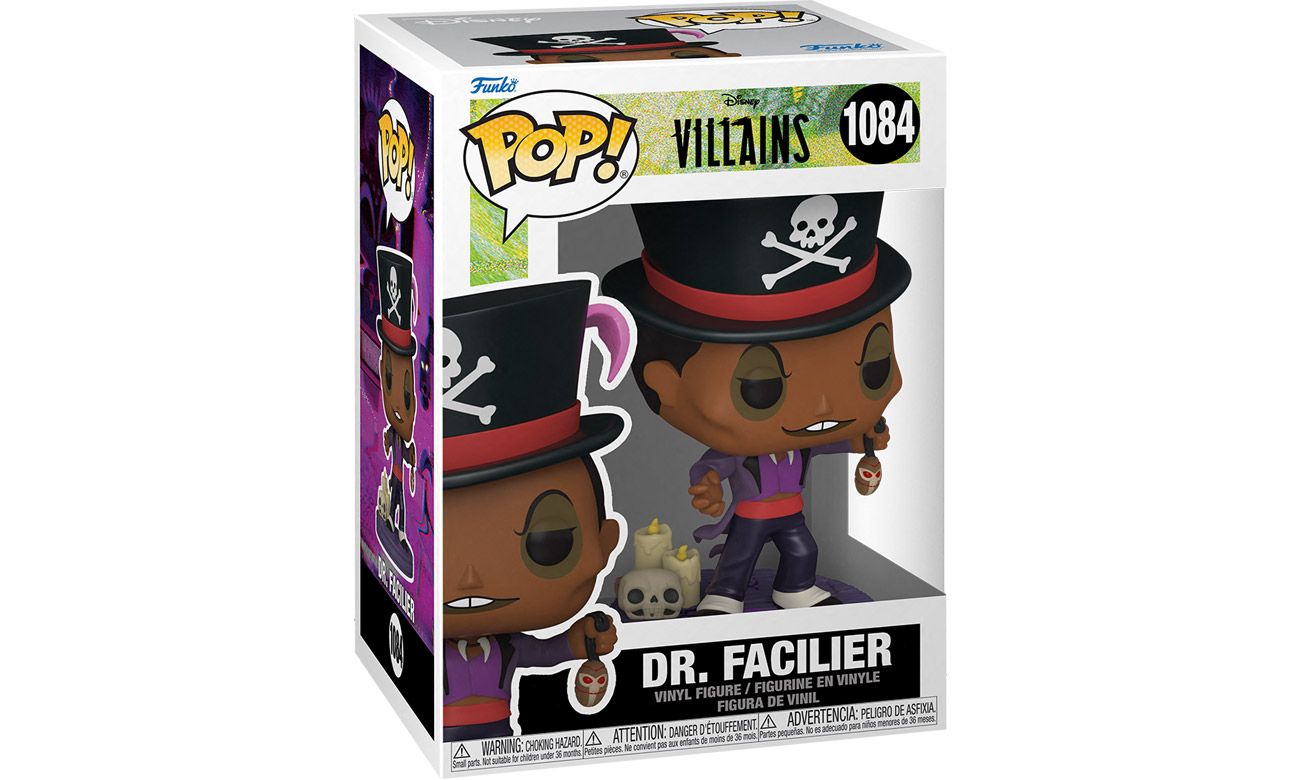 Figurka POP Disney: Villains - Doctor Facilier - Opakowanie pod kątem