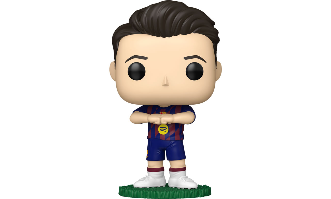 Figurka Funko POP Football: Barcelona – Robert Lewandowski (2026) - Widok od przodu wraz z opakowaniem