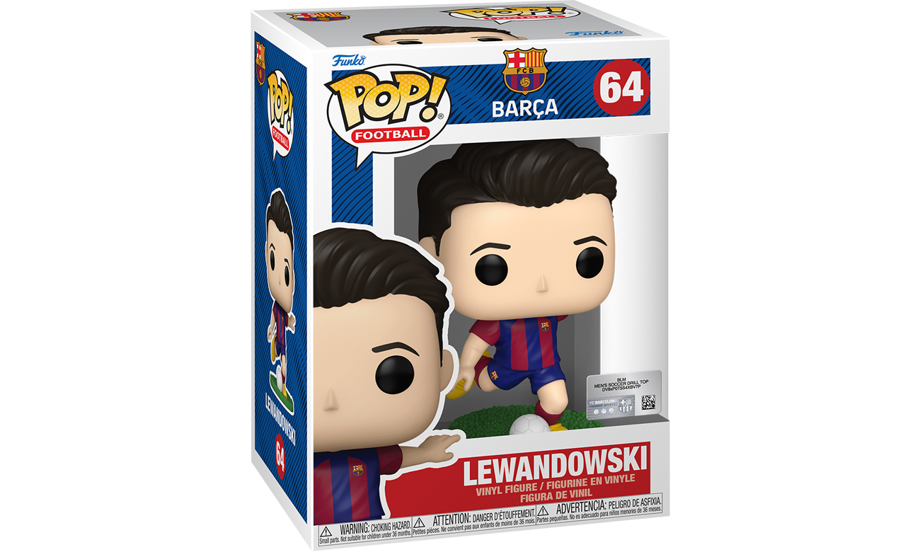 Figurka Funko POP Football: FC Barcelona - Lewandowski - Opakowanie