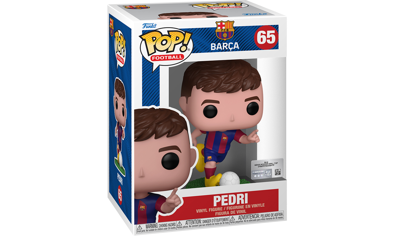 Figurka Funko POP Football: FC Barcelona - Pedri - Opakowanie