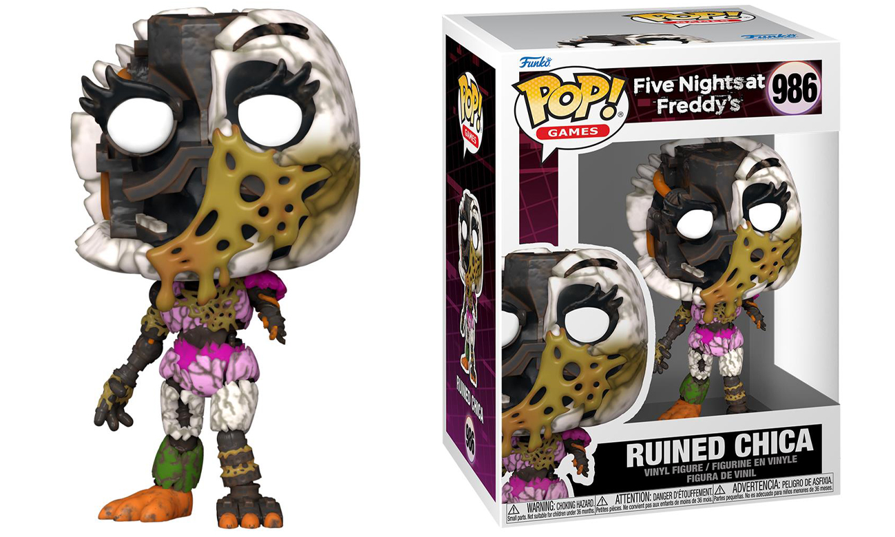 Figurka Funko POP Games: Five Nights at Freddy's RUIN - Chica - Grafika z opakowaniem