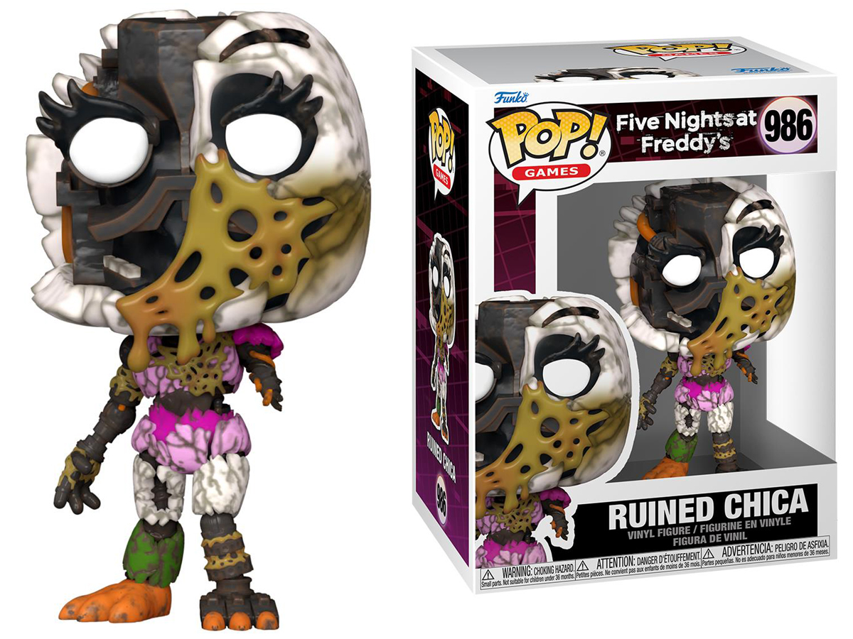 Figurka Funko POP Games: Five Nights at Freddy's RUIN - Chica - Grafika z opakowaniem