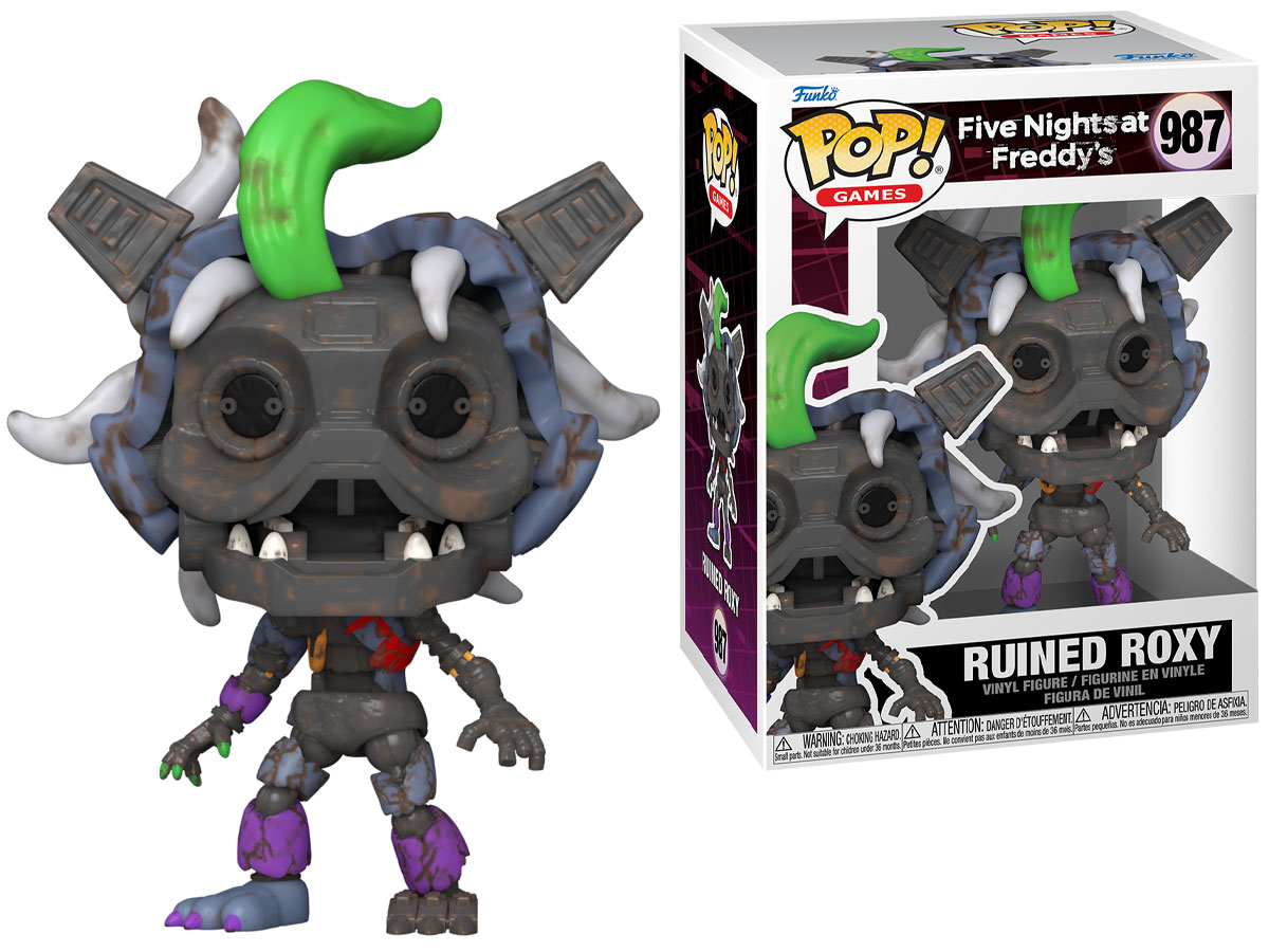 Figurka Funko POP Games: Five Nights at Freddy's – Ruined Roxy - Grafika z opakowaniem