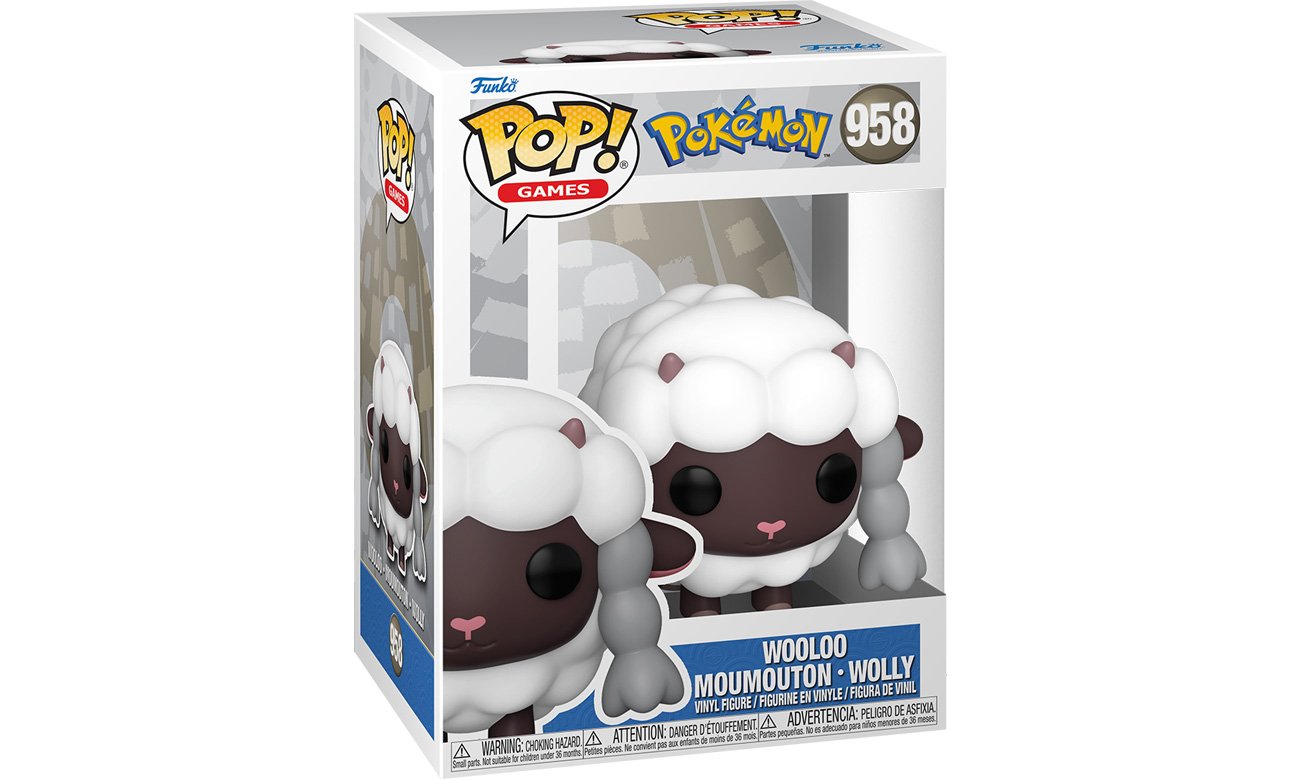 Figurka Funko POP Games: Pokemon – Wooloo - Widok opakowania