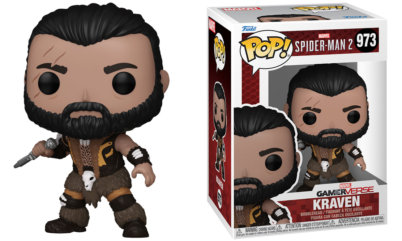 Figurka Funko POP Games: Spider-Man 2 - KRAVEN - Grafika z opakowaniem