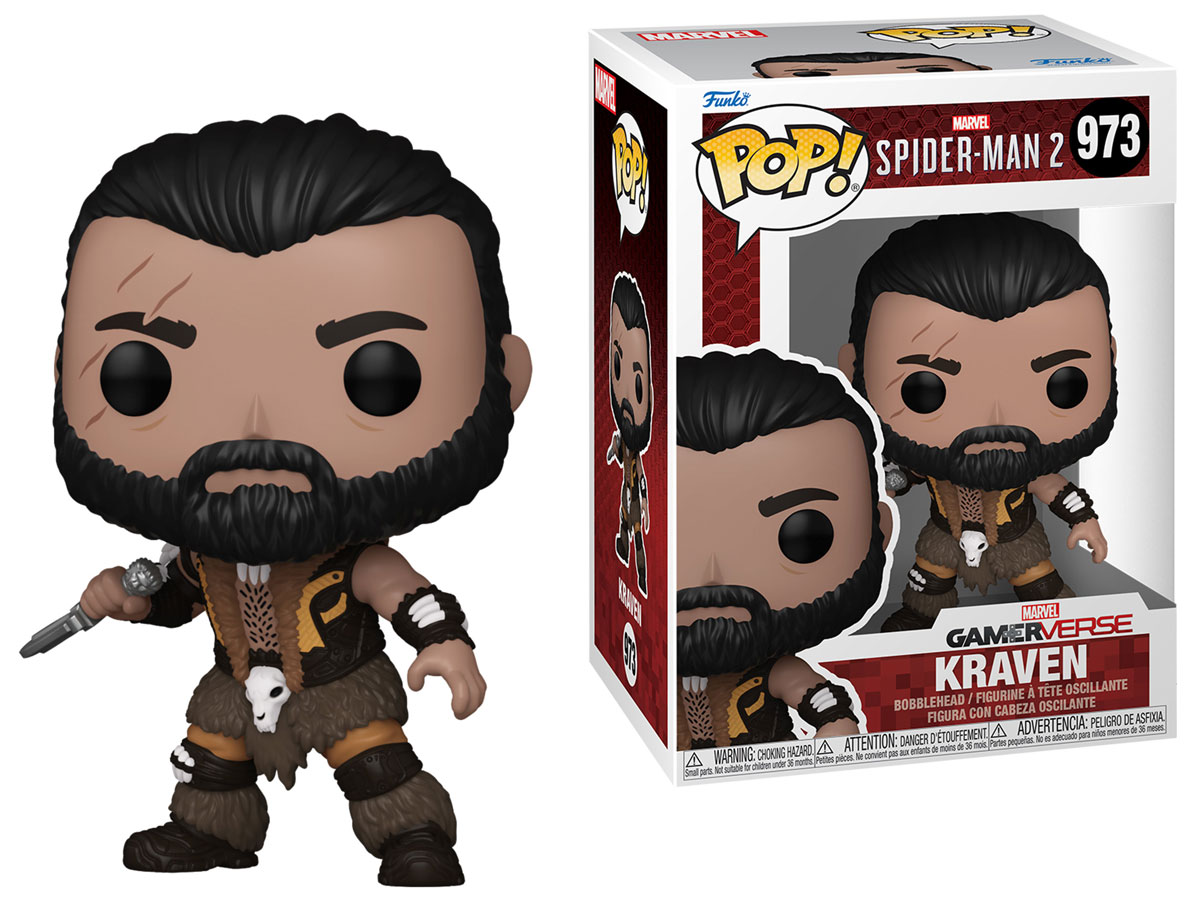 Figurka Funko POP Games: Spider-Man 2 - KRAVEN - Grafika z opakowaniem