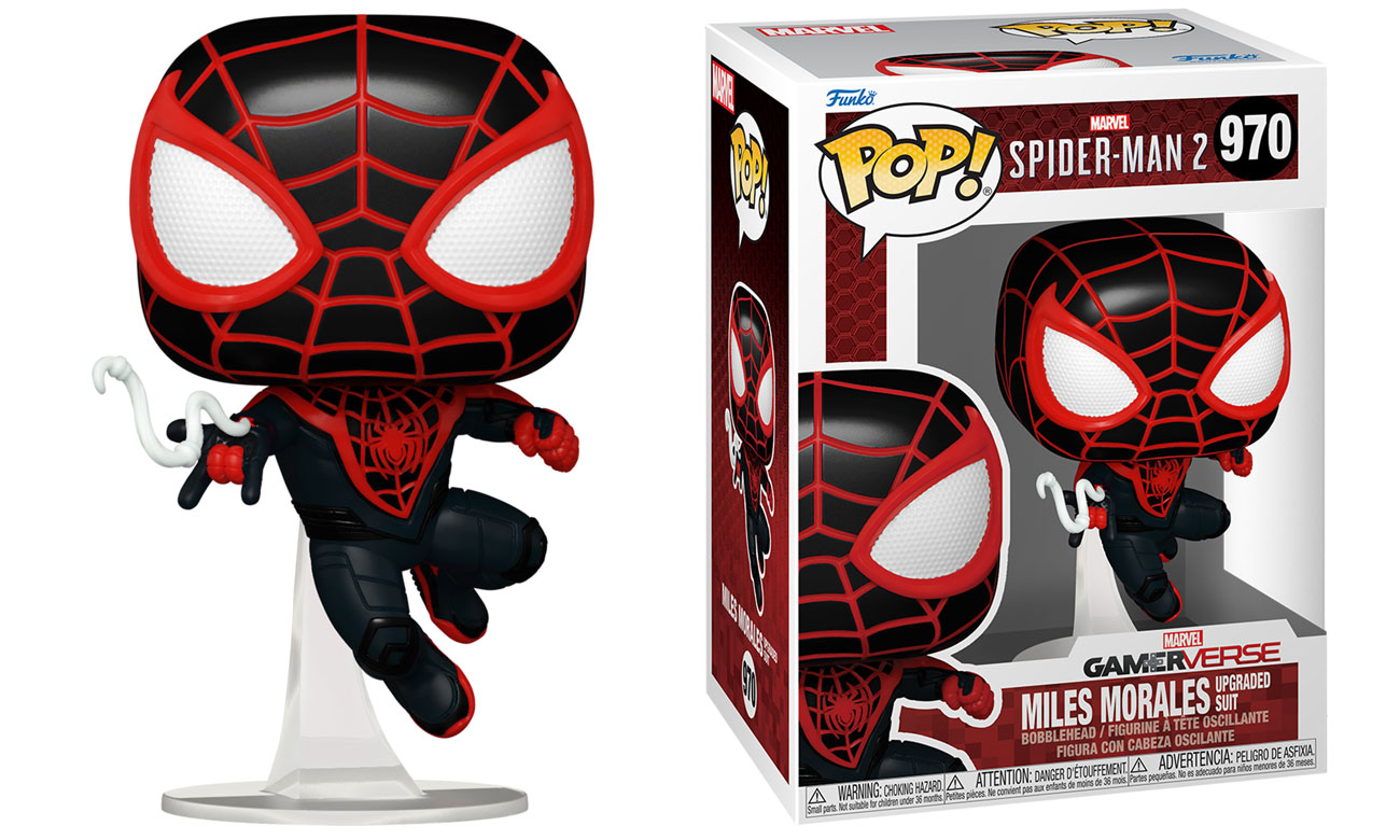 Figurka Funko POP Games: Spider-Man 2 - MILES MORALES - Grafika z opakowaniem