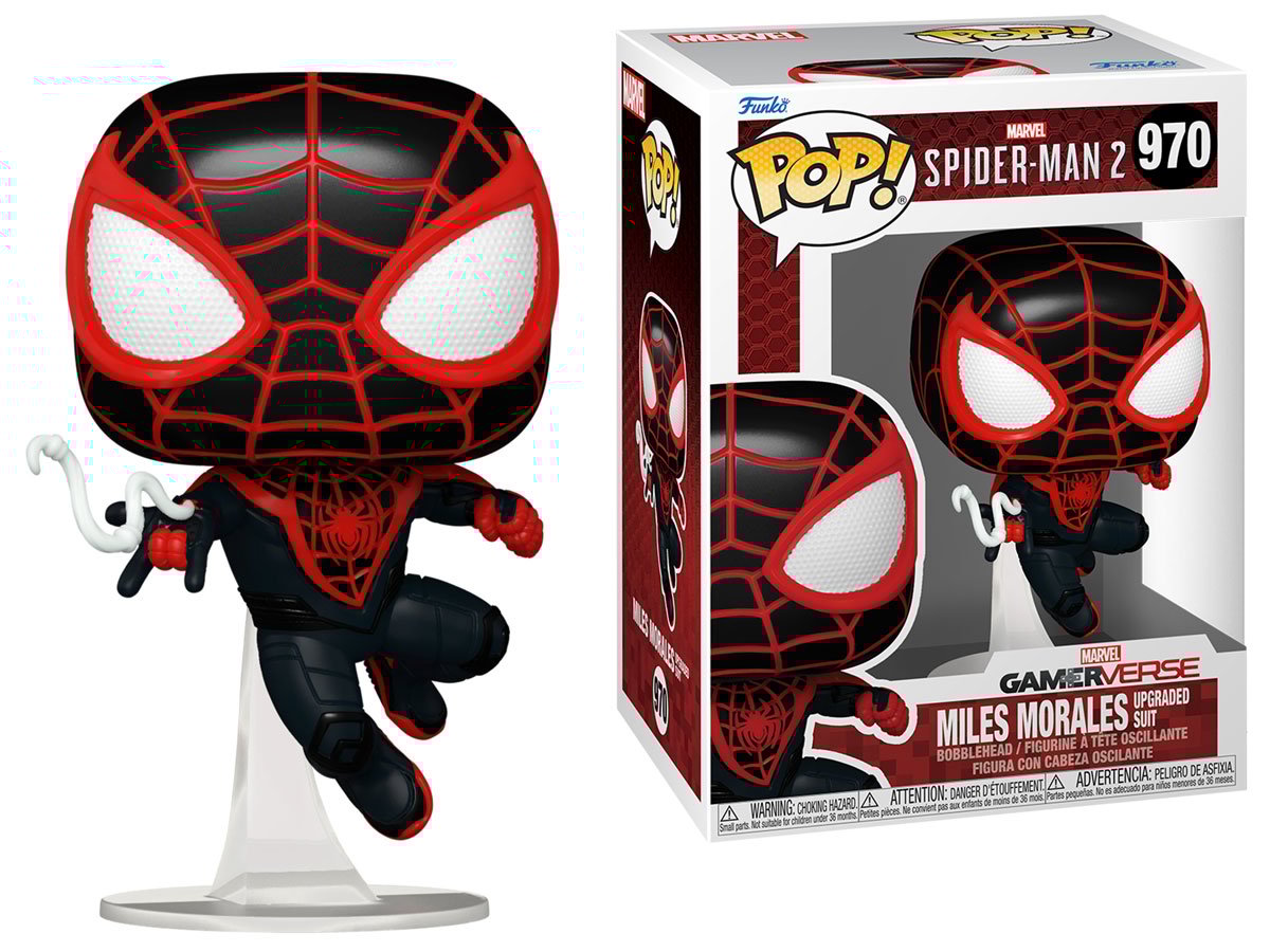 Figurka Funko POP Games: Spider-Man 2 - MILES MORALES - Grafika z opakowaniem