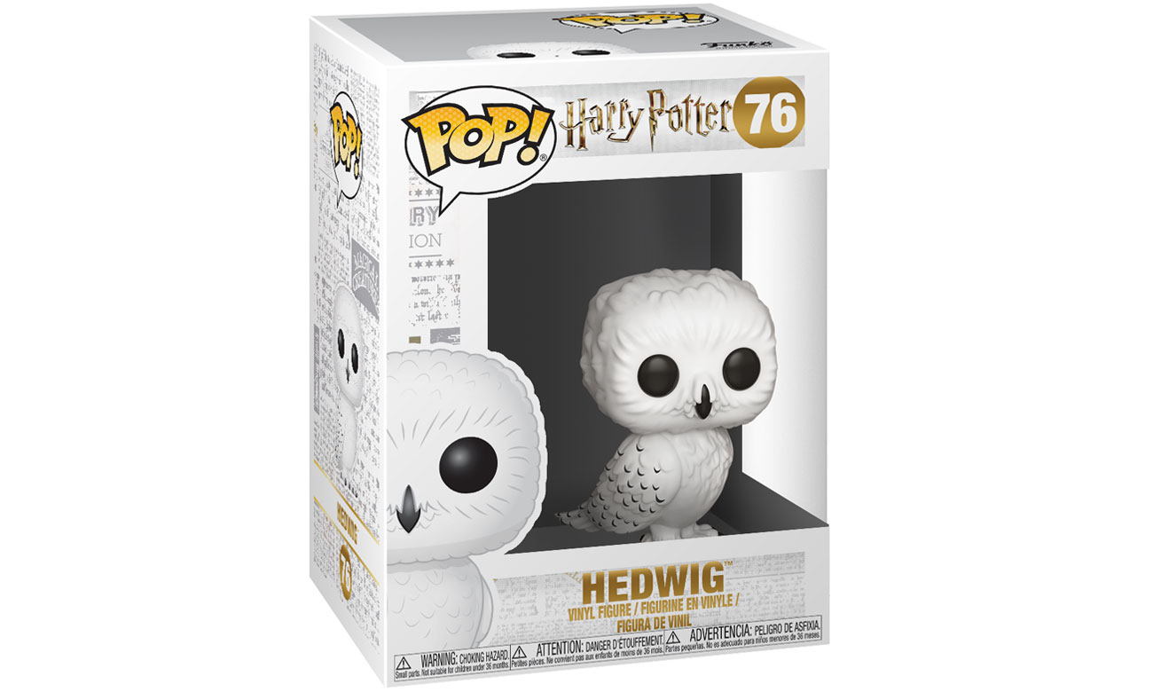 Figurka POP Harry Potter: Hedwig - Opakowanie pod kątem