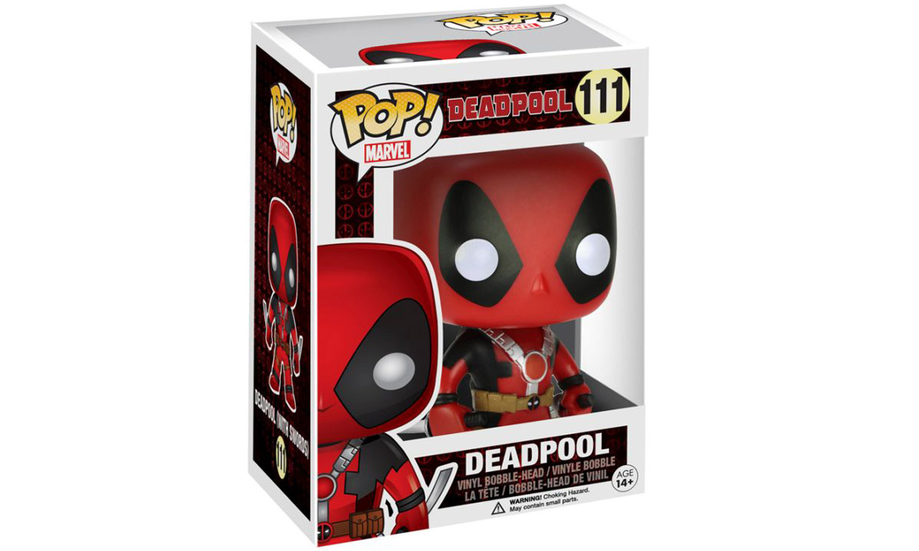 Figurka POP Marvel: Deadpool (Two Swords) - Opakowanie pod kątem