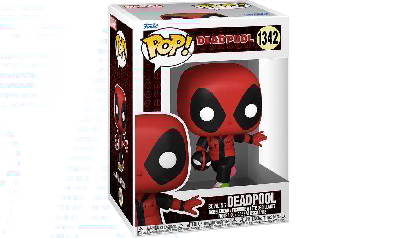 Figurka Funko POP Marvel: Deadpool – Bowling - Widok opakowania