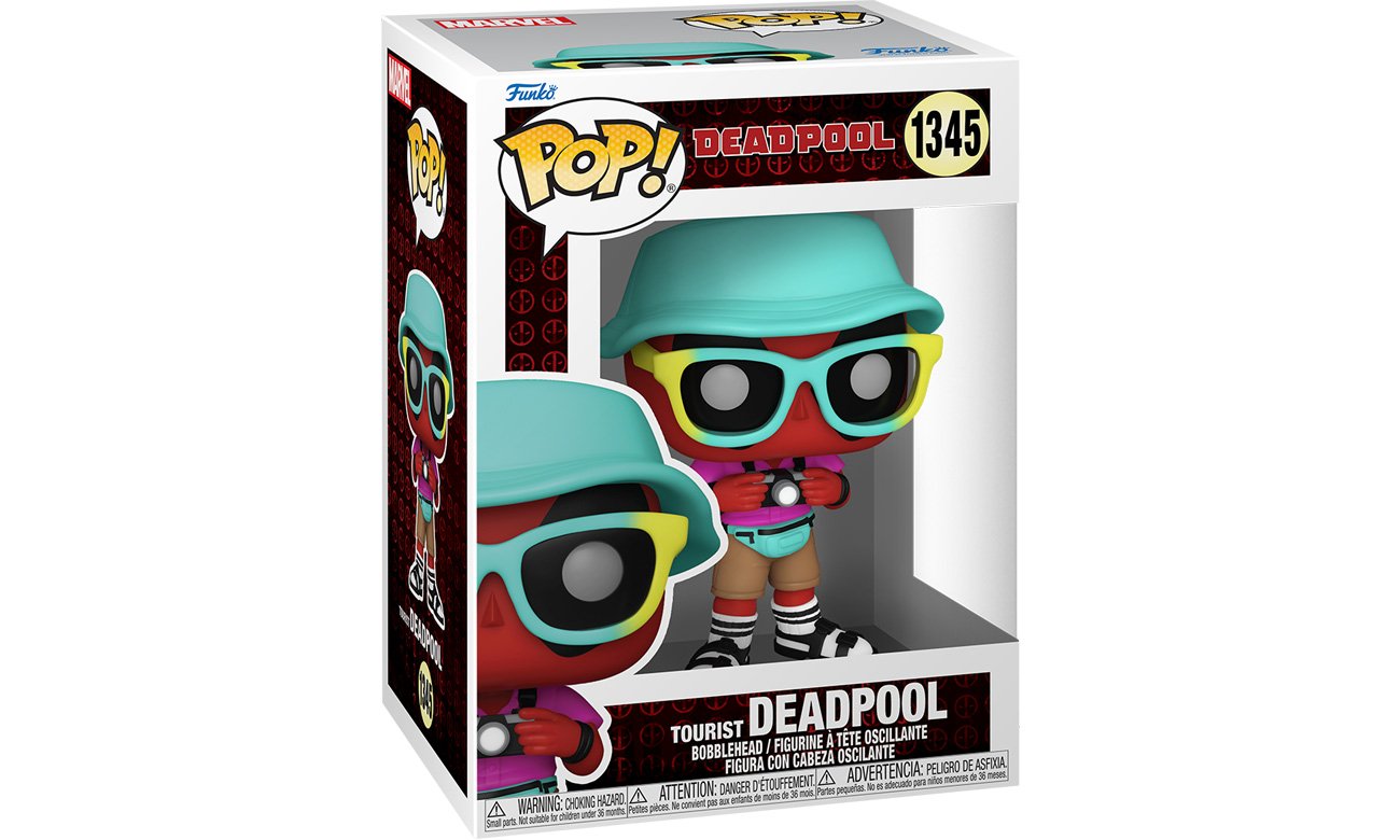 Figurka Funko POP Marvel: Deadpool – Tourist - Widok opakowania