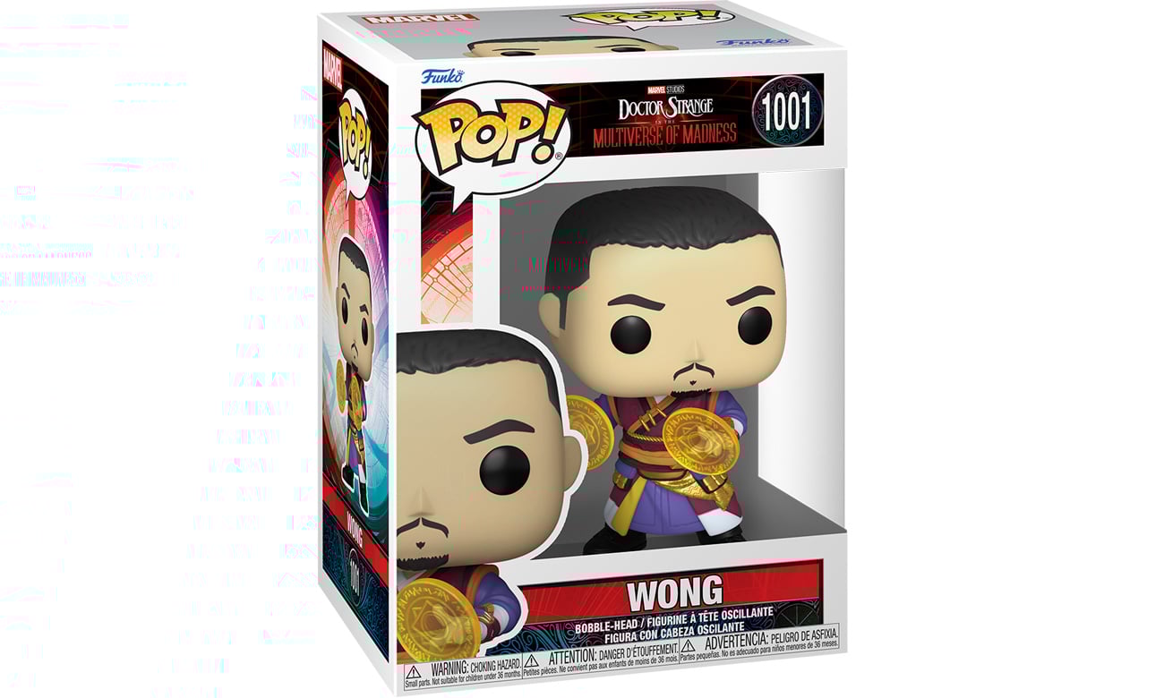 Figurka POP Marvel: Doctor Strange in the Multiverse of Madness - Wong - Opakowanie pod kątem