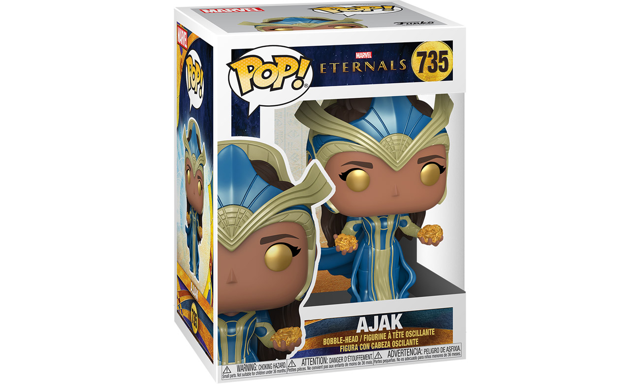 Figurka POP Marvel: Eternals - Ajak - Opakowanie pod kątem