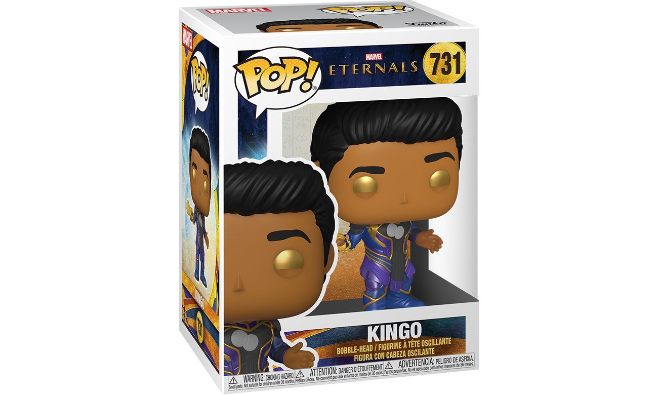 Figurka POP Marvel: Eternals - Kingo - Opakowanie pod kątem