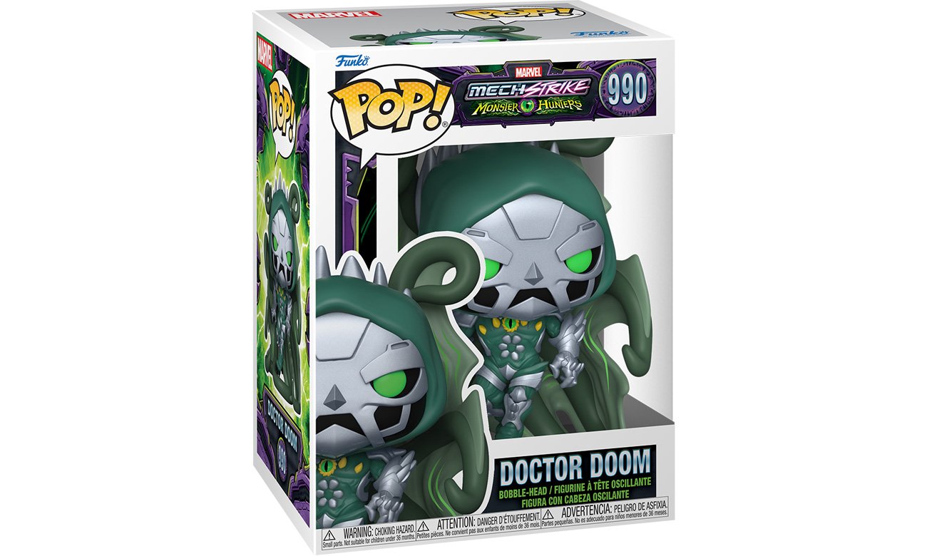 Figurka POP Marvel: Monster Hunters - Dr. Doom - Opakowanie pod kątem