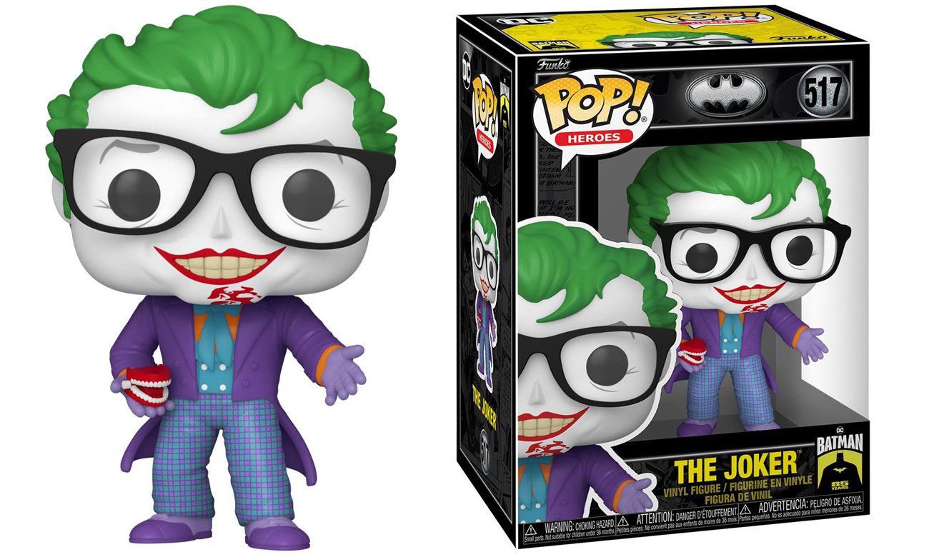 Figurka Funko POP Movies: Batman 85th - The Joker with Teeth - Grafika z opakowaniem
