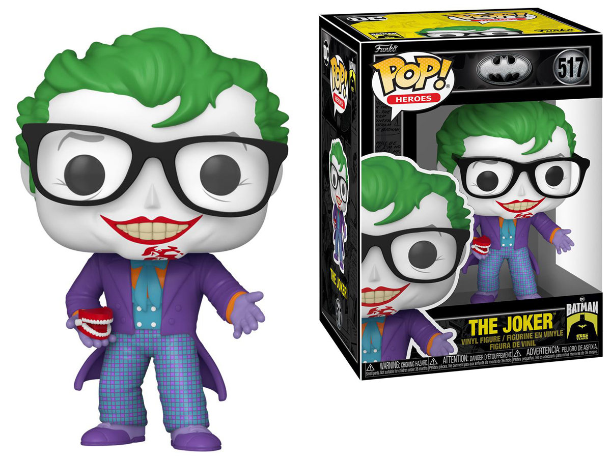 Figurka Funko POP Movies: Batman 85th - The Joker with Teeth - BM 85th - Grafika z opakowaniem