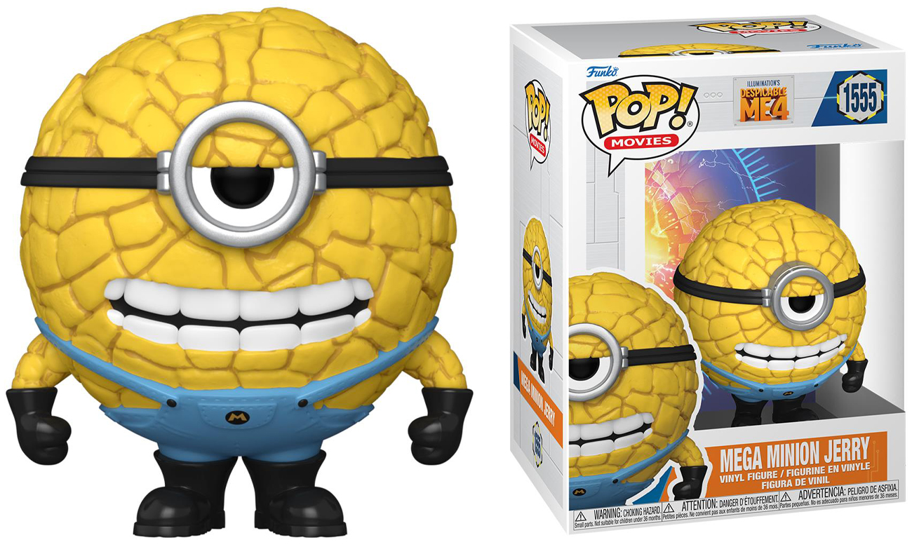 Figurka Funko POP Movies: Despicable Me 4 - Mega Minion Jerry - Grafika z opakowaniem