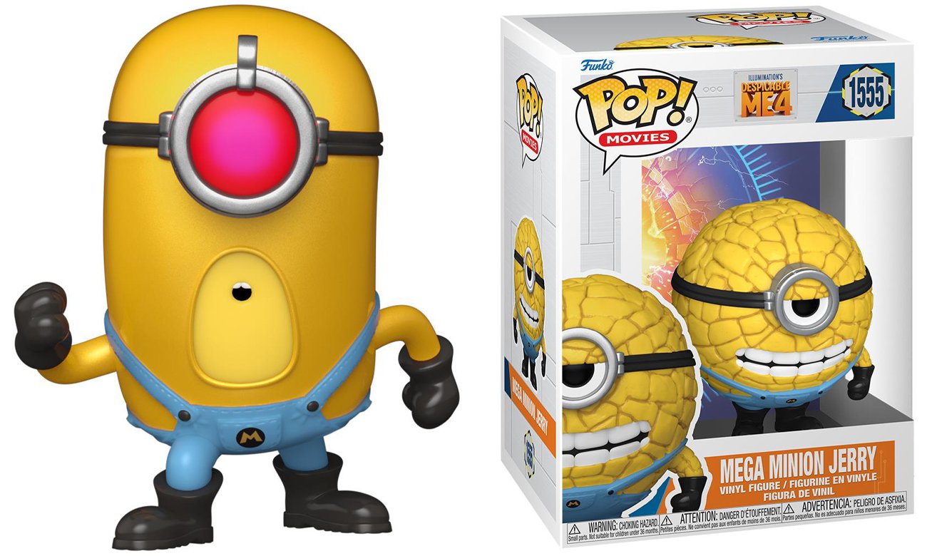 Figurka Funko POP Movies: Despicable Me 4 - Mega Minion Mel - Grafika z opakowaniem