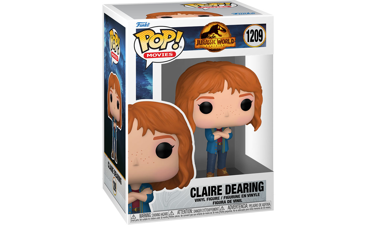 Figurka POP Movies: Jurassic World: Dominion - Claire Dearing - Opakowanie pod kątem