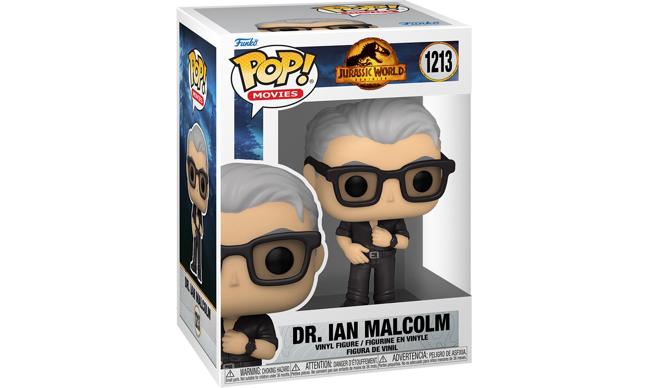 Figurka POP Movies: Jurassic World: Dominion - Dr. Ian Malcolm - Opakowanie pod kątem