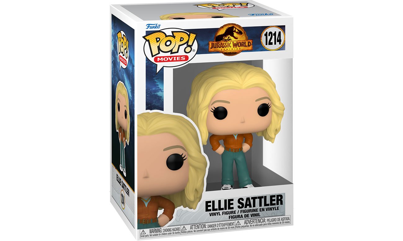 Figurka POP Movies: Jurassic World: Dominion - Ellie Sattler - Opakowanie pod kątem