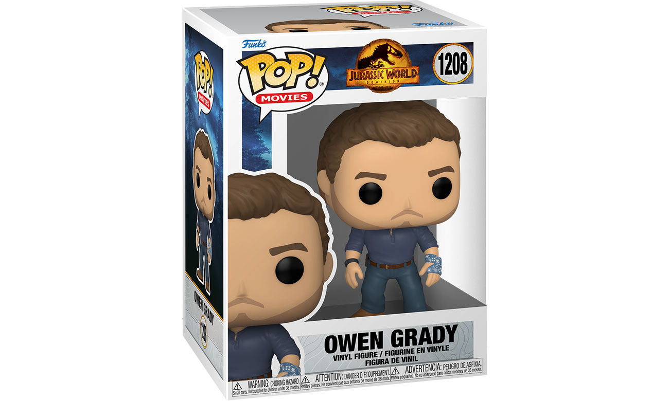 Figurka POP Movies: Jurassic World: Dominion - Owen Grady - Opakowanie pod kątem