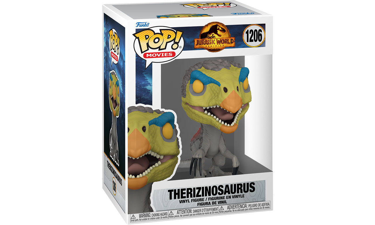 Figurka POP Movies: Jurassic World: Dominion - Therizinosaurus - Opakowanie pod kątem