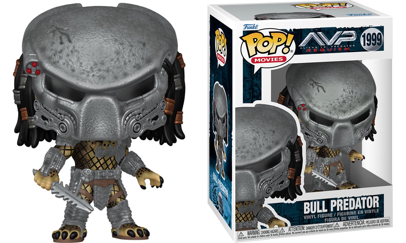 Funko POP Star Wars: Predator – Bull Predator - Widok od przodu wraz z opakowaniem
