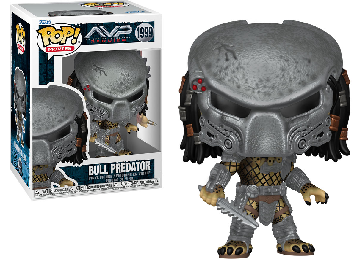 Funko POP Star Wars: Predator – Bull Predator - Widok od przodu wraz z opakowaniem