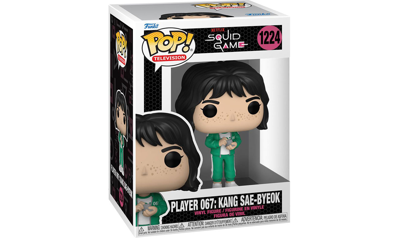 Figurka POP Squid Game - Player 067: Kang Sae-byeok - Opakowanie pod kątem
