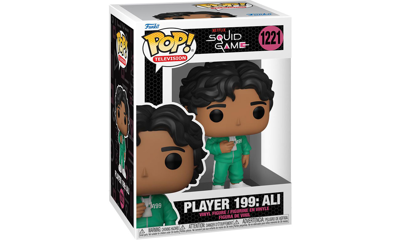 Figurka POP Squid Game - Player 199: Ali - Opakowanie pod kątem