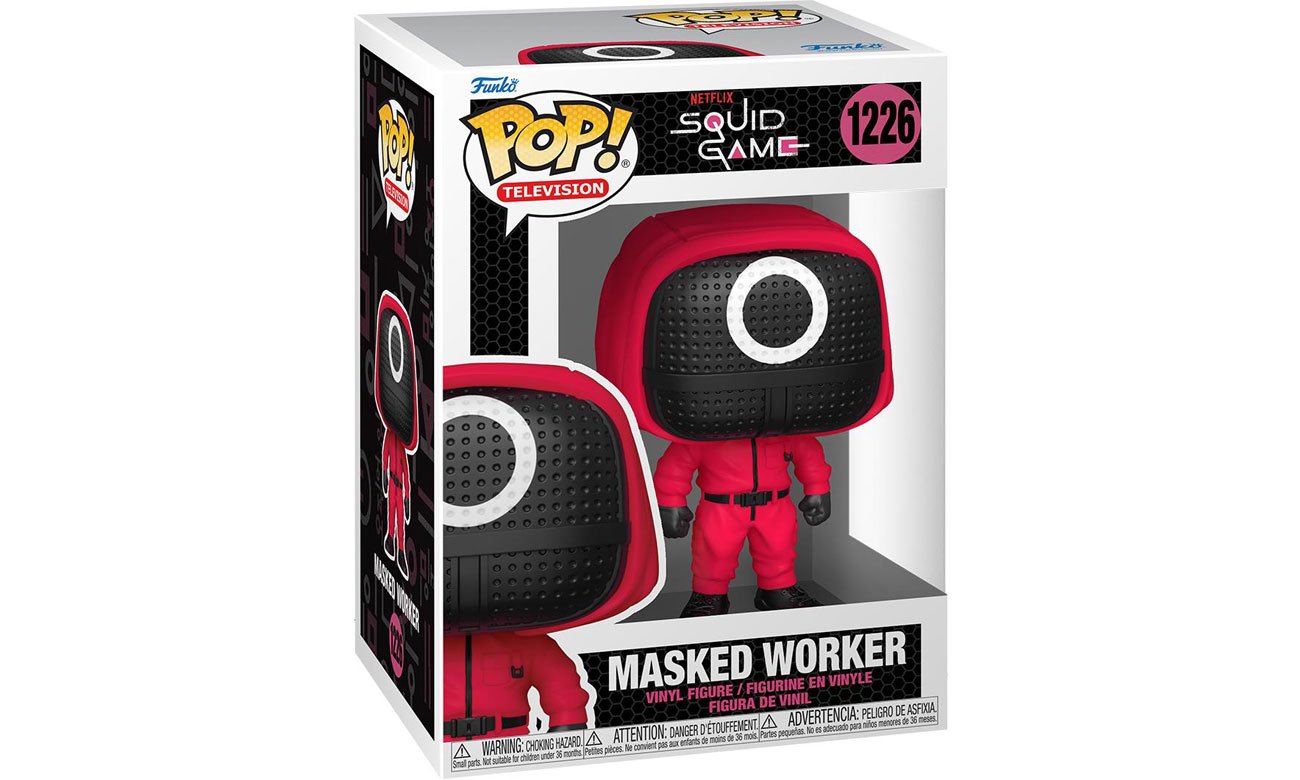 Figurka POP Squid Game - Round: Masked Worker - Opakowanie pod kątem