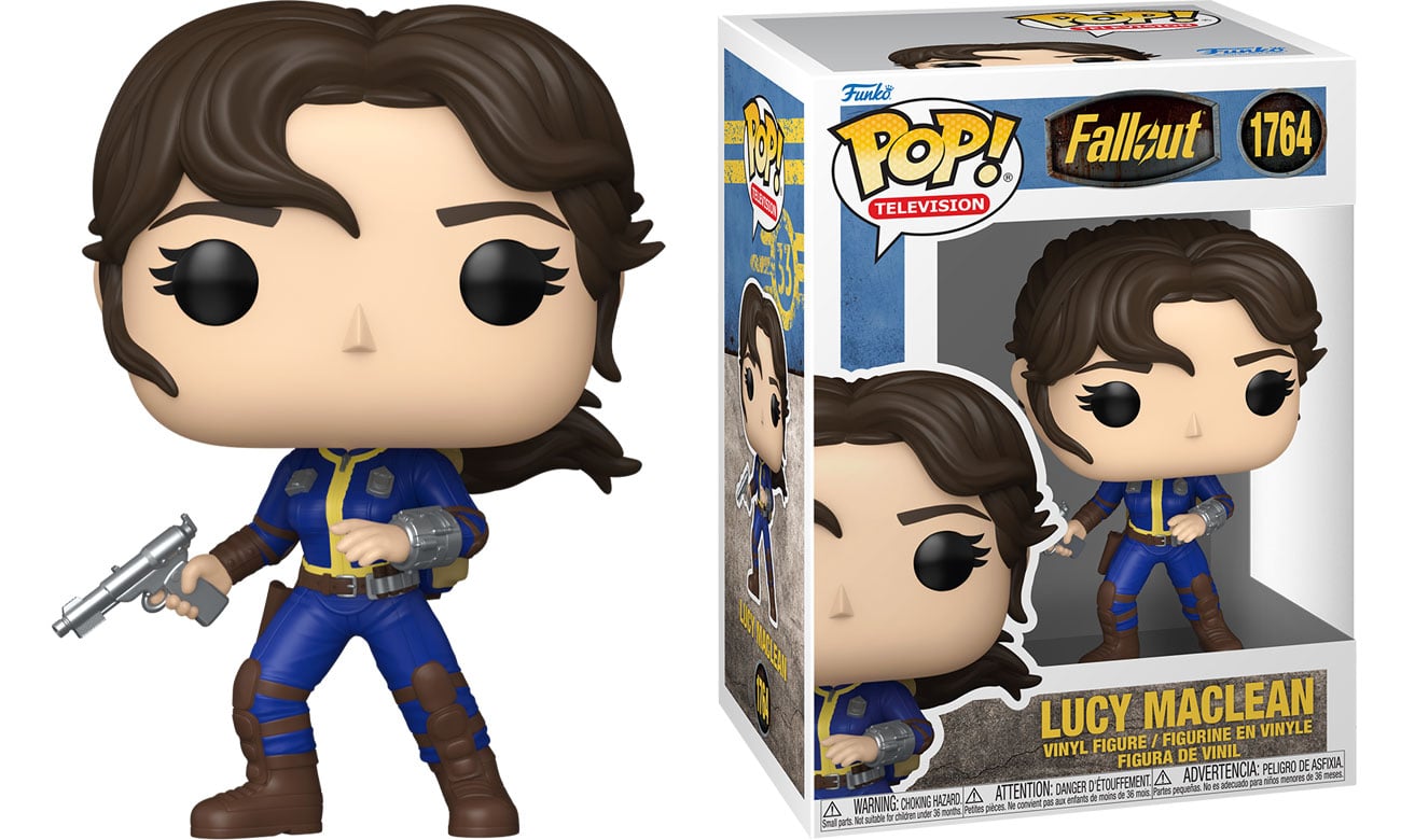 Figurka Funko POP TV: Fallout – Lucy MacLean - Widok od przodu wraz z opakowaniem